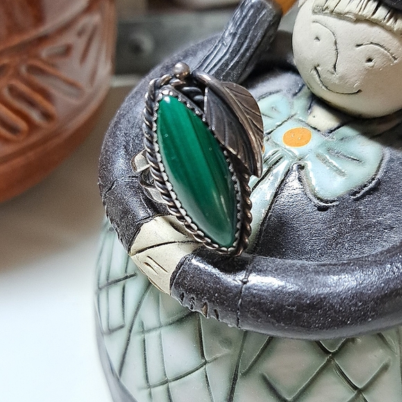 Silver & Turquoise Ring - Picture 1 of 5